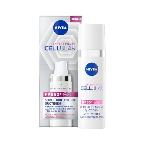 NIVEA Cellular Expert Filler Sérum Éclat à la Vitamine C 1x 30 ml — Sérum visage enrichi en Vitamine C & E et Acides Aminés C...