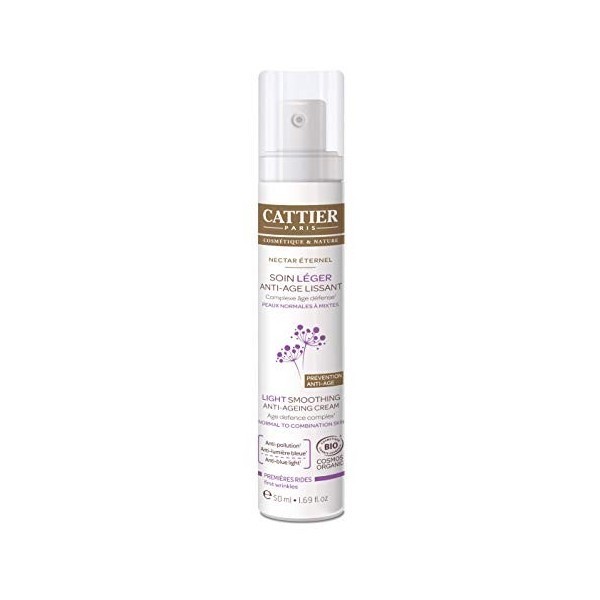 Cattier nectar éternel soin léger anti-âge lissant 50ml Crème Jour et Nuit