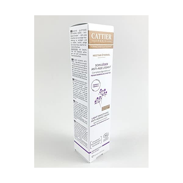 Cattier nectar éternel soin léger anti-âge lissant 50ml Crème Jour et Nuit
