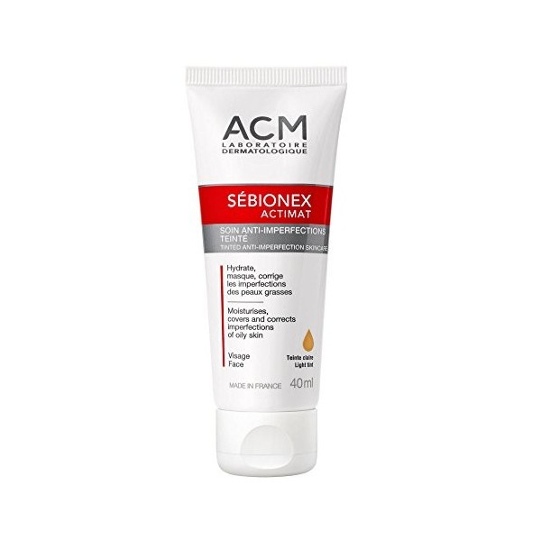 ACM Sébionex Actimat Soin Anti-Imperfections Teinté Crème Jour et Nuit