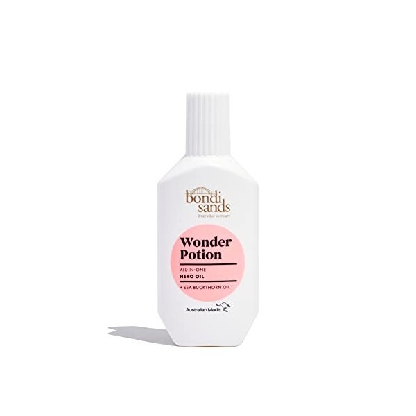 Bondi Sands - Wonder Potion Hero Oil - Huile Visage Hydratante pour Peaux Sensibles et Sèches, Soin du Visage avec Vitamine E
