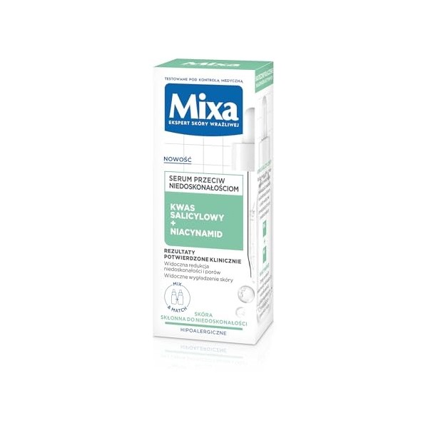Mixa Sérum visage anti-imperfections, acide salicylique et niacinamide