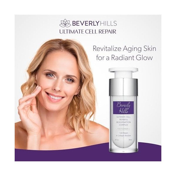 Beverly Hills Ultimate cellule de réparation et de rajeunissement sérum complexe | 30ml | Réparation de cellules et booster d