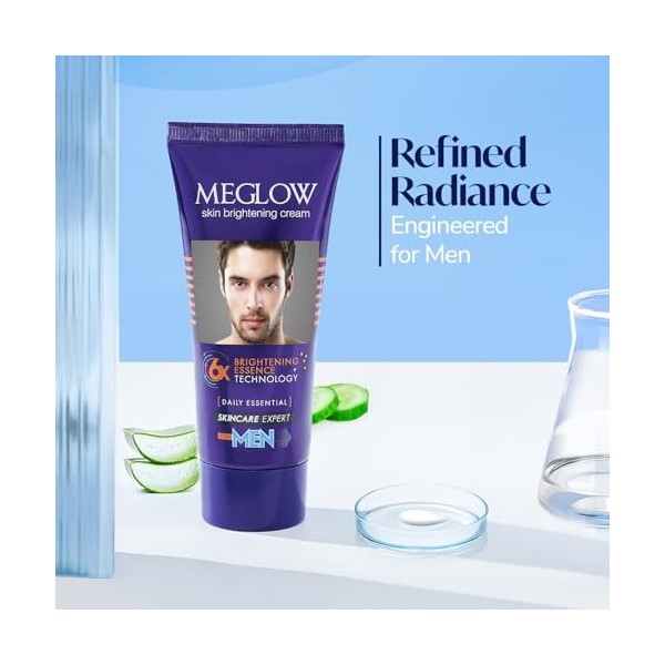 Meglow Premium Fairness Cream SPF 15 for Men 50g by Meglow
