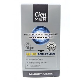 Cien Men Hydo Age Q10 Crème hydratante anti-rides avec extrait de ginseng hydratant 50 ml