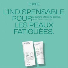 EUBOS OMEGA-12 RESCUE | 12% Omega Gesichtscreme | Für empfindliche und trockene Gesichtshaut | Lindert und beruhigt gereizte 