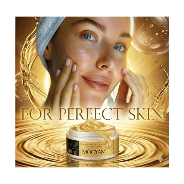 Advanced Snail 92 - Acide Hyaluronique - Anti-acné - Crème Visage Anti-rides - Tous Types de Peau