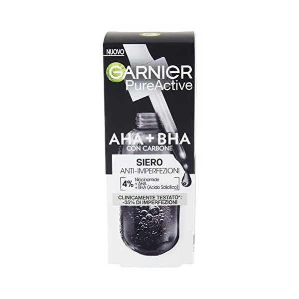 Garnier PureActive Sérum Anti-Imperfections, AHA + BHA, 30 ml