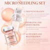Micro Infusion Visage, Micro Needling Visage, Microneedling visage, microneedling Serum, Réduit les Rides et Restaure Lélast