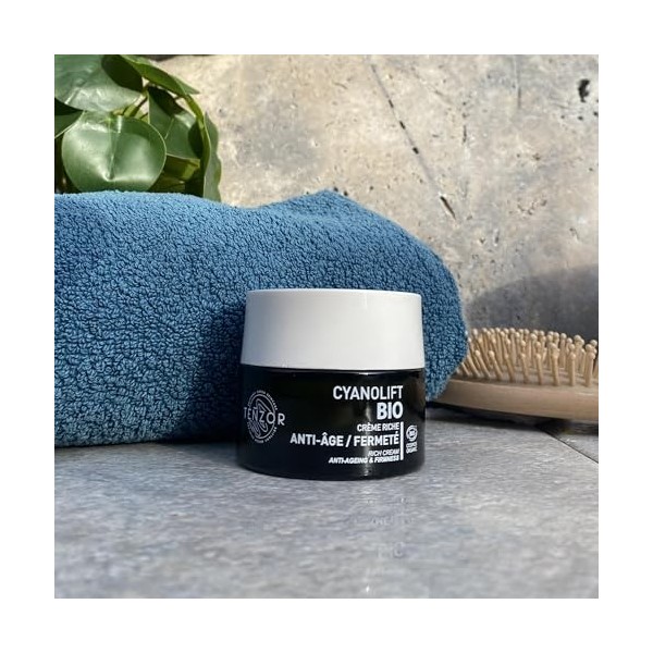 Teñzor CYANOLIFT BIO Crème Riche Anti-âge – Fermeté pour peau sèche à très sèche pot 50ml ANTI-ÂGE DÉSHYDRATION – RIDES – PER...
