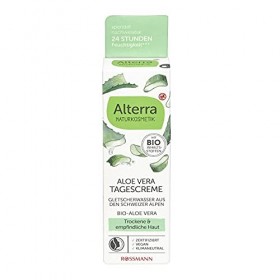 Alterra Crème de jour à laloe vera bio pour peaux sèches et sensibles 50 ml