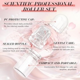 Micro Infusion Visage, Serum Microneedling Visage, Micro Needling visage, Atténue les Ridules, Raffermit la Peau, la Laissant