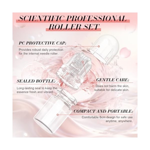 Micro Infusion Visage, Serum Microneedling Visage, Micro Needling visage, Atténue les Ridules, Raffermit la Peau, la Laissant