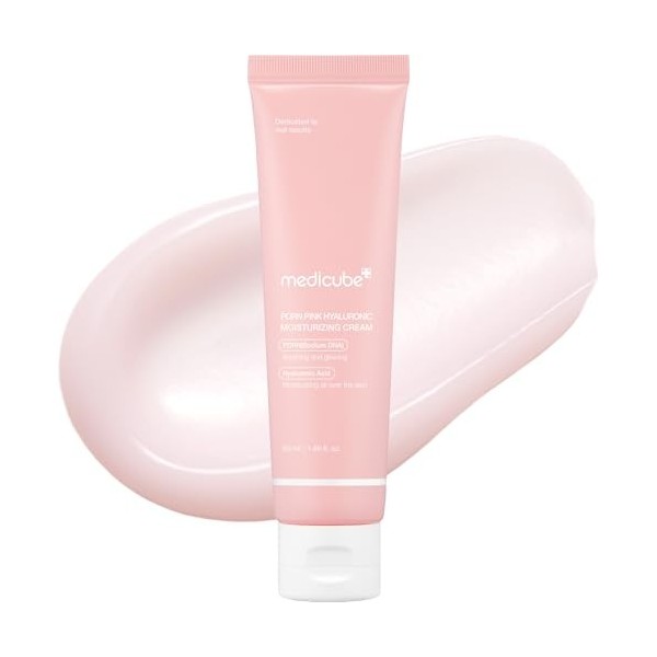 medicube Crema Hidratante Hialurónica Salmon Dna Pdrn Pink Para Aliviar Las Imperfecciones E Hidratar La Piel, Restaura La El