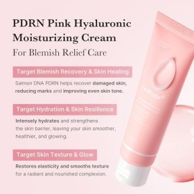 medicube Crema Hidratante Hialurónica Salmon Dna Pdrn Pink Para Aliviar Las Imperfecciones E Hidratar La Piel, Restaura La El