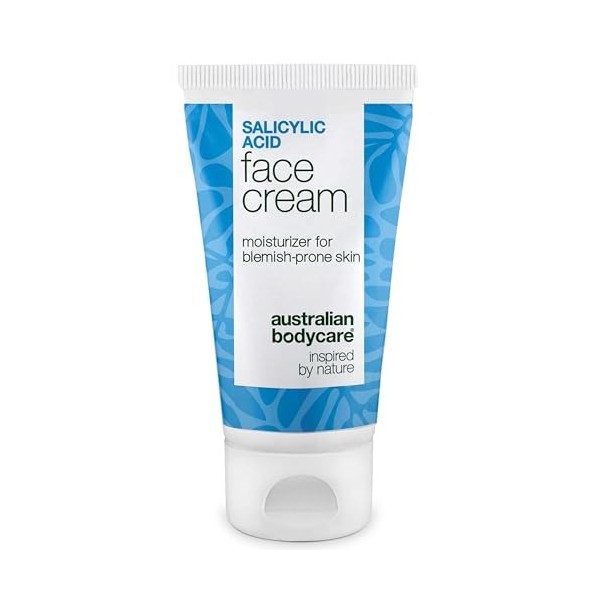Crème Hydratante Visage à l’Acide Salicylique – Soin Anti-Imperfection pour Peau Grasse, Boutons & Points Noirs – Moisturizer
