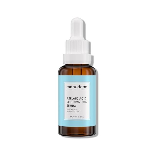 Maruderm Sérum à l’Acide Azélaïque 10% – Anti-Imperfections & Réducteur de Rougeurs – Sérum Équilibrant pour Peaux Mixtes à S
