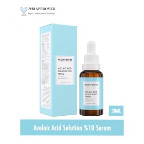 Maruderm Sérum à l’Acide Azélaïque 10% – Anti-Imperfections & Réducteur de Rougeurs – Sérum Équilibrant pour Peaux Mixtes à S