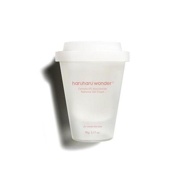 haruharu wonder Centella 5% Niacinamide Radiance Gel Cream 3.17 fl. Oz Crème Jour et Nuit