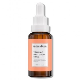 Maruderm Sérum à la Vitamine C pour Éclaircir, Raffermir, Hydrater | Sérum Anti-Âge, Peau Éclatante, Correction des Taches So