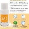 Aqua Peeling Solution, 3 Types de Solution à Petites Bulles Nettoyage en Profondeur Liquide Hydratant Sérum, Soins de la Peau