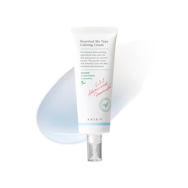 AXIS-Y Crème Apaisante Heartleaf My Type Apaisante, Soulage Les Rougeurs Et Hydrate Longue Durée Lotion Quotidienne Pour Le V