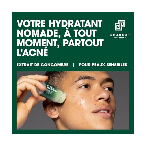 Shakeup Cosmetics - Hydrate In a Hurry - Moisturiser Stick For Men, Instantly Hydrates & Moisturises Skin, With Witch Hazel &