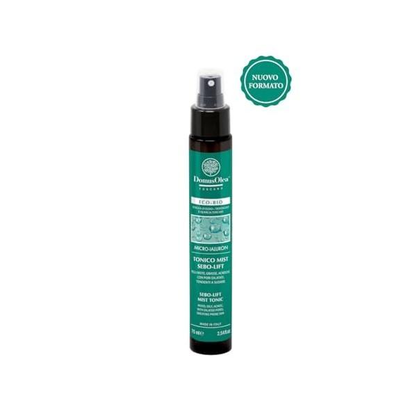 Ellenne Tonique Mist Sebo Lift 75 ml Bio Eco Cosmesi Anti-âge pour Peaux Mixte, Grasse, Acnéique avec Pores Déformés, Tendant