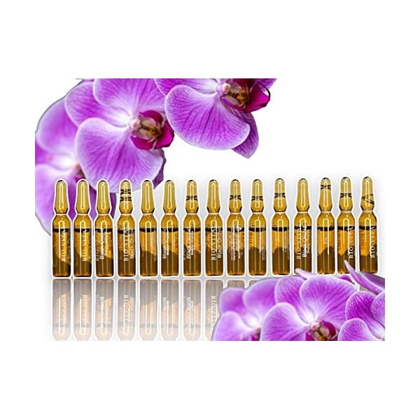 Original Lot de 15 ampoules de luxe pour une peau éclatante - 2 ml - Régénération anti-âge pour décolleté, cou et visage - Am
