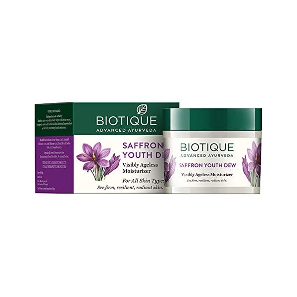 Biotique Bio safran rosée juvénile crème de jour nourrissante 50 g