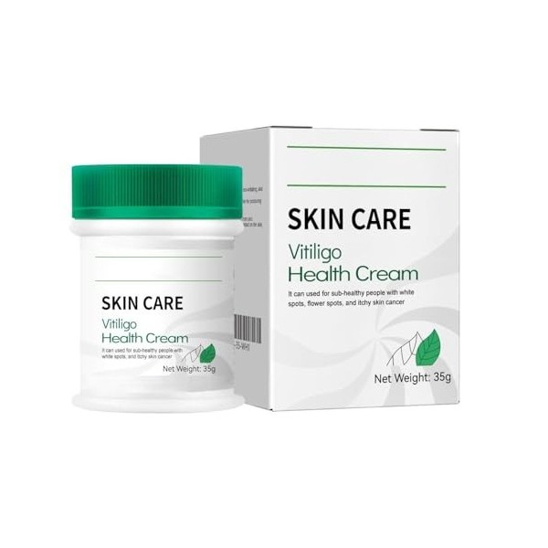 Crème Soin Vitiligo - Formule Végétale Naturelle, Unifie le Teint, Améliore le Grain de Peau, Convient aux Peaux Sensibles, 3