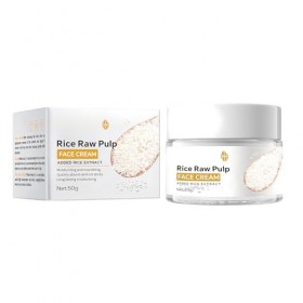 Hinapan Crème de Soin Riz, Apaise les Rougeurs et Calme les Irritations, Améliore la Fermeté et lÉlasticité de la Peau, Soin