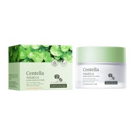 Hinapan Crème Visage Centella Asiatica, Contrôle Séborégulateur et Pores Resserrés, Apaise les Peaux à Problèmes & Réduit les