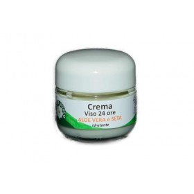 Centisia Crème Visage Hydratante Aloe et Soie 50ml | Crème 24h Jour et Nuit | Hydratant Naturel pour Peaux Normales et Mixtes