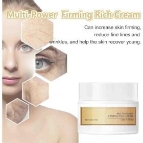 Crème raffermissante multi-puissance Crème anti-rides anti-âge pour le visage Crème riche hydratante liftante pour le visage 
