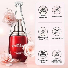 EXQST Pinkvita pièces intimes Femme Niacinamide Essence blanchissante Rose Pinkvita pièces intimes Essence Rose blanchissante