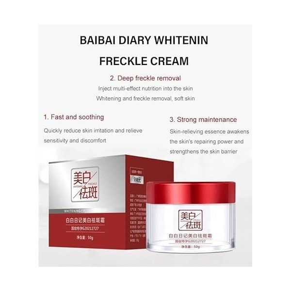 EXQST Heykomi crème blanchissante Blanc Journal Blanc crème Anti-Taches de rousseur crème hydratante Anti-Rides crème hydrata