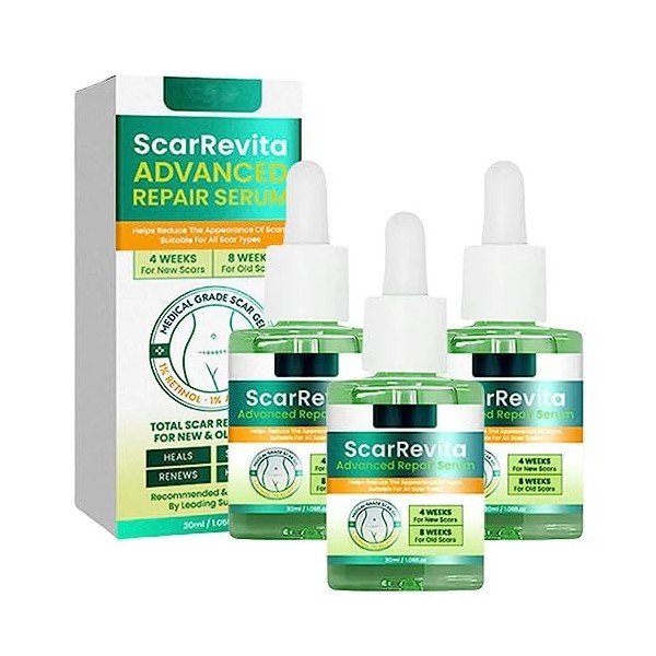 Liascy Scarrevita Sérum Réparateur Avancé Scarrevita Repair Serum Sérum réparateur avancé pour la peau Crème Jour et Nuit