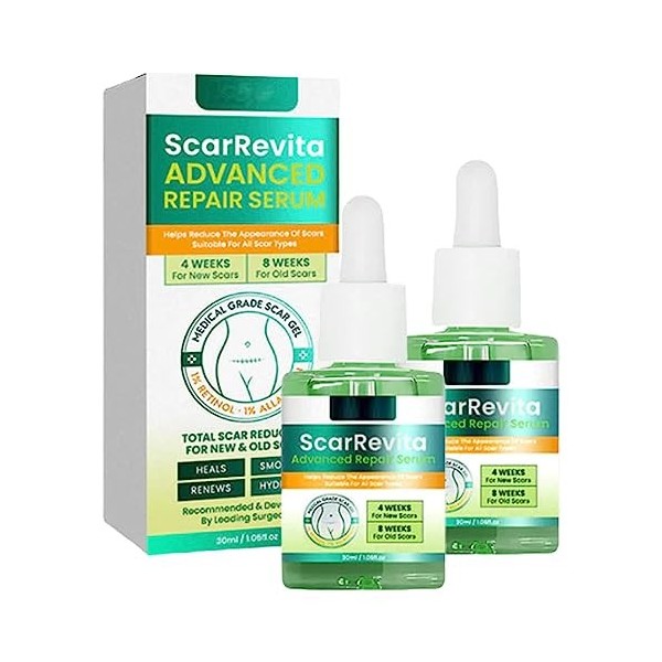 Liascy Scarrevita Sérum Réparateur Avancé Scarrevita Repair Serum Sérum réparateur avancé pour la peau Crème Jour et Nuit