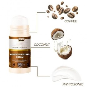 GFOUK Crème Anti-Gonflement à la Caféine Active Masque Purifiant en Bâton dArgile Crème Anti-Gonflement à la Caféine Naturel ...