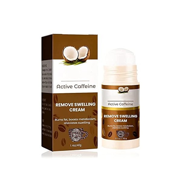 GFOUK Crème Anti-Gonflement à la Caféine Active Masque Purifiant en Bâton dArgile Crème Anti-Gonflement à la Caféine Naturel ...