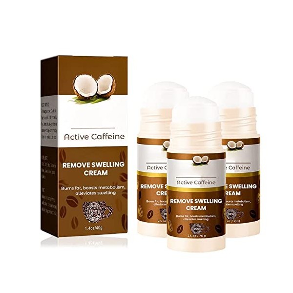 GFOUK Crème Anti-Gonflement à la Caféine Active Masque Purifiant en Bâton dArgile Crème Anti-Gonflement à la Caféine Naturel ...