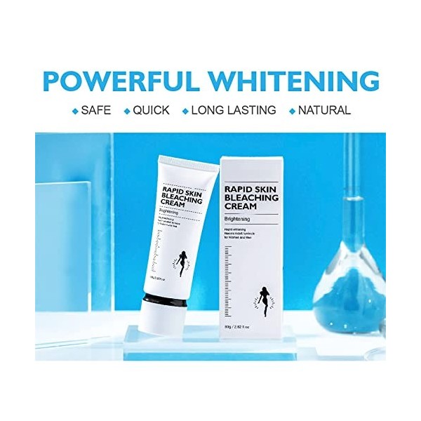 Crème blanchissante pour la peau foncée crème hydratante éclaircissante éclaircissante longue durée crème éclaircissante inst