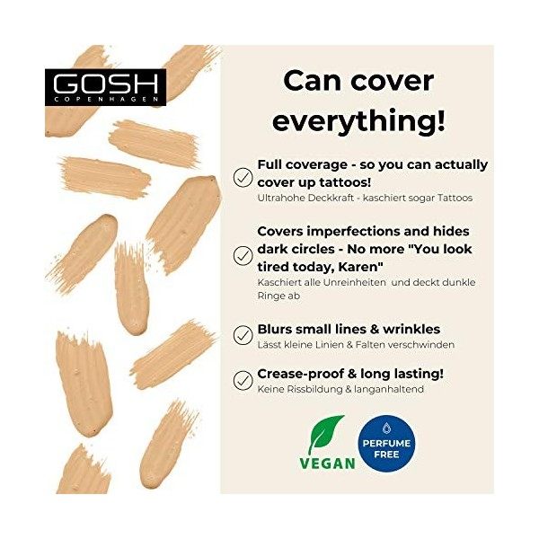 Concealer High Coverage - 004 Natural Gosh Anti-cernes / Correcteurs