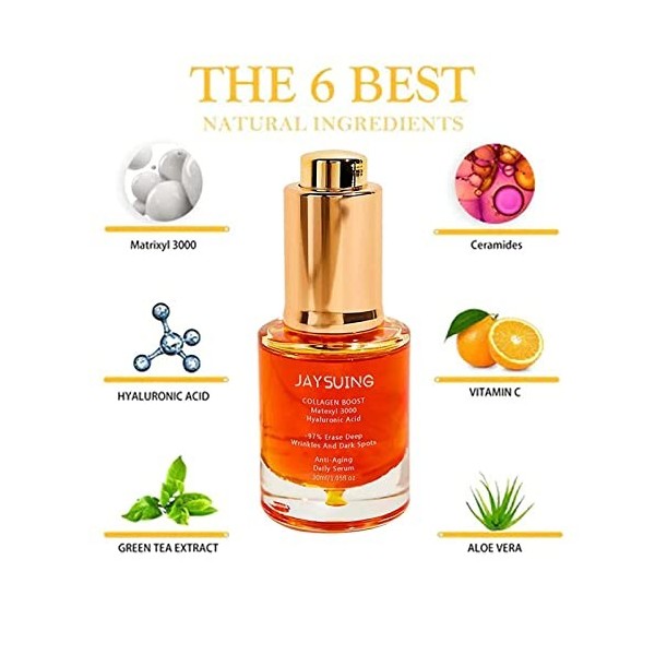 Youthcode Advanced Collagen Boost Anti Aging Serum Advanced Deep Anti-wrinkle Serum Lighten Black Spots and Fine Lines Serum 