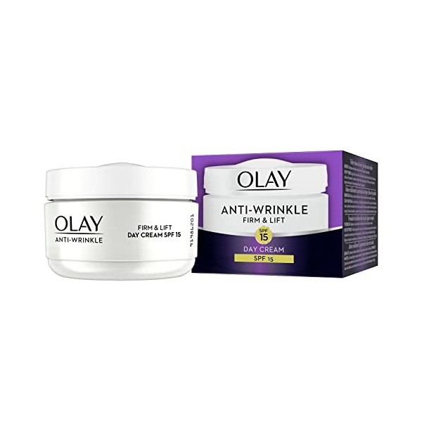 Olay SPF15 Crème de jour hydratante anti-rides raffermissante et liftante 50 ml