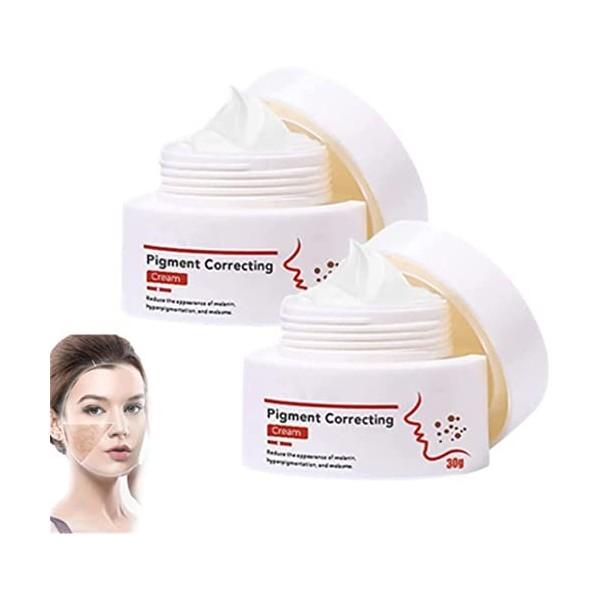 DUBUSH Crème correctrice de pigments, crème éclaircissante correctrice de pigments, crème correctrice de Taches Brunes, hydra...