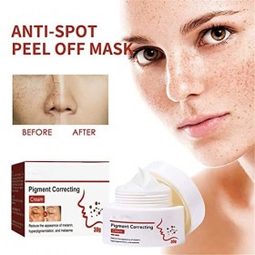 DUBUSH Crème correctrice de pigments, crème éclaircissante correctrice de pigments, crème correctrice de Taches Brunes, hydra...