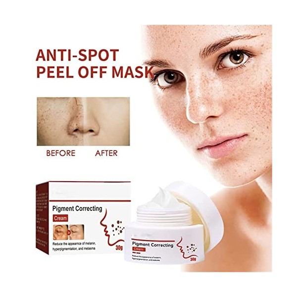 DUBUSH Crème correctrice de pigments, crème éclaircissante correctrice de pigments, crème correctrice de Taches Brunes, hydra...