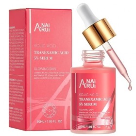 ANAiRUi Tranexamic Acid Serum 30 ml, Sérum Correcteur de Taches Brunes avec Acide Glycolique + Acide Kojique